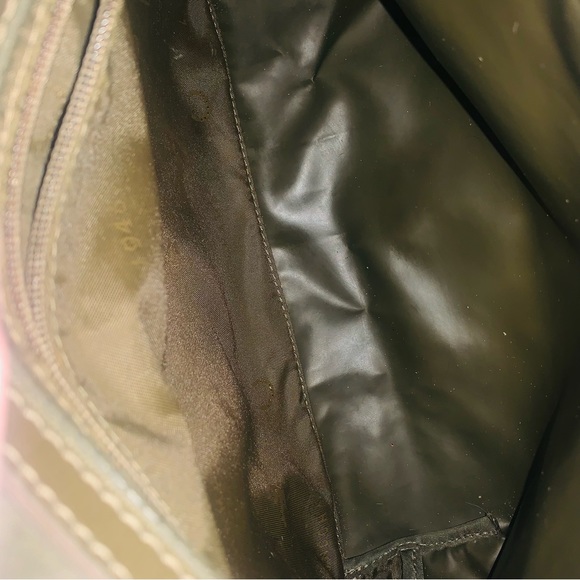 ❌SOLD❌ Longchamp Le Pliage Nylon Crossbody Olive Green - Picture 7 of 7